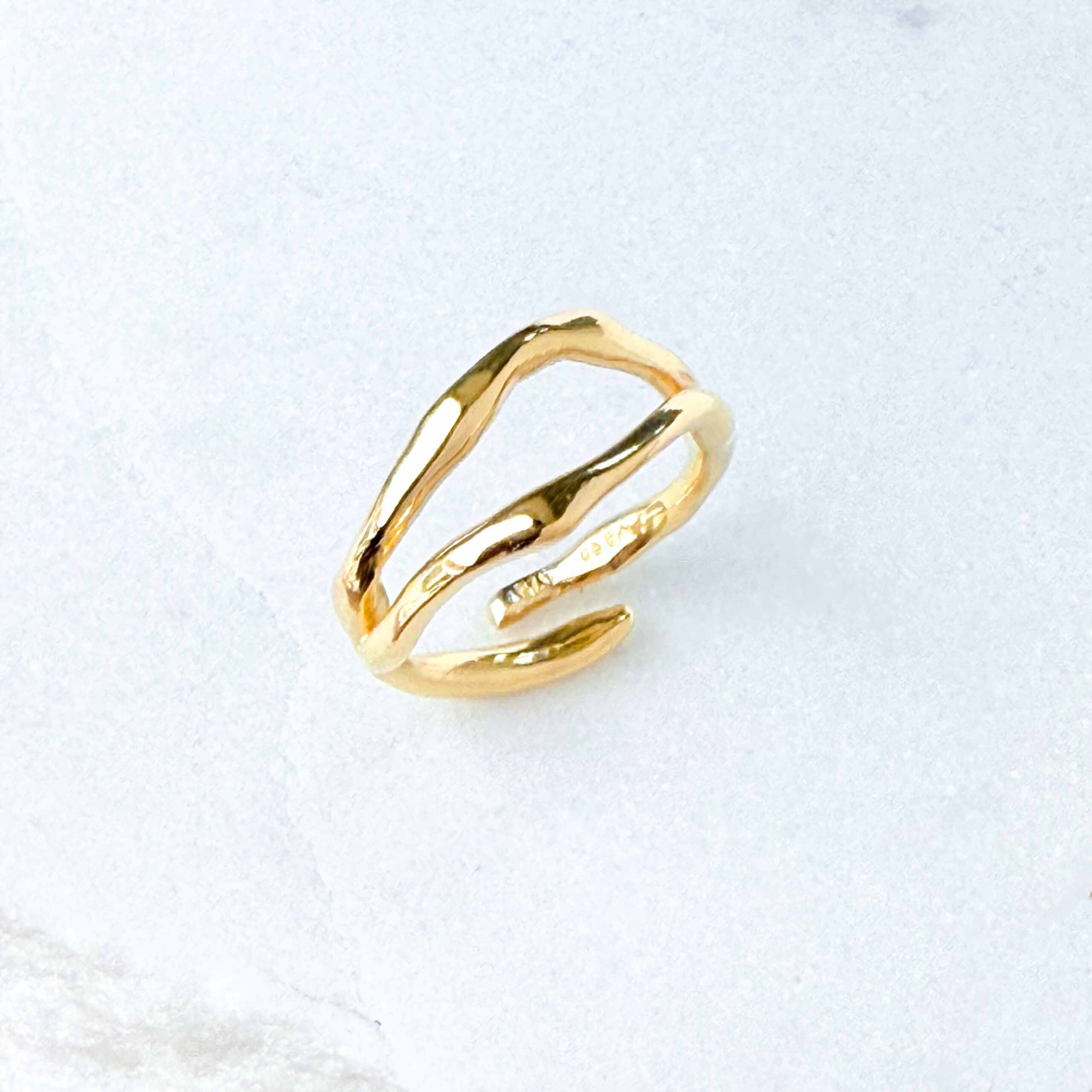 Roi ring, gold plated - Image 2